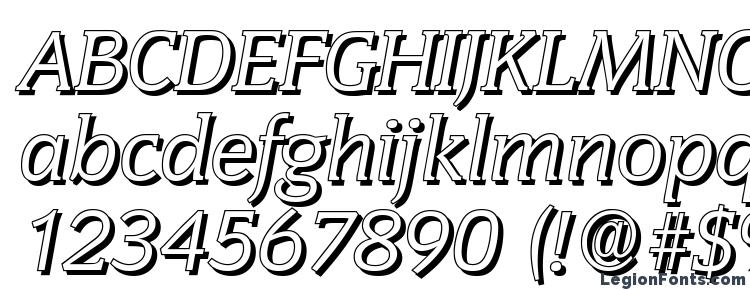 глифы шрифта CongressShadow Italic, символы шрифта CongressShadow Italic, символьная карта шрифта CongressShadow Italic, предварительный просмотр шрифта CongressShadow Italic, алфавит шрифта CongressShadow Italic, шрифт CongressShadow Italic