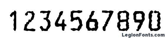 Console Font, Number Fonts