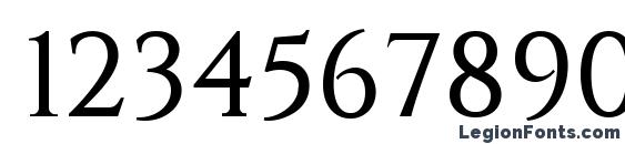 Constantine Font, Number Fonts