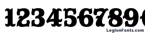 Consuela Font, Number Fonts