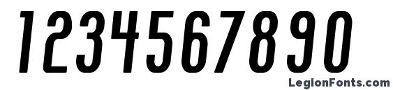 Contact Font, Number Fonts