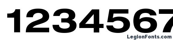 Context Reprise Expanded SSi Bold Expanded Font, Number Fonts