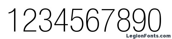 Context Reprise ThinCond SSi Normal Font, Number Fonts