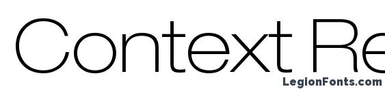 Context Reprise ThinExp SSi Normal font, free Context Reprise ThinExp SSi Normal font, preview Context Reprise ThinExp SSi Normal font