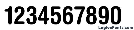 Context Rounded Condensed SSi Bold Condensed Font, Number Fonts