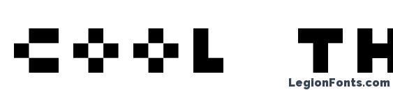 Cool three pixels Font