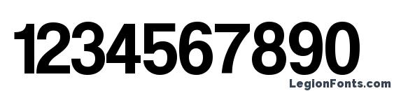 CoolveticaRg Regular Font, Number Fonts