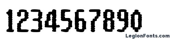 CoolWoolStoneWashedLL Font, Number Fonts