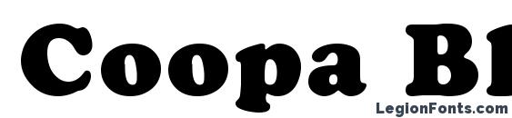 Coopa Blacka font, free Coopa Blacka font, preview Coopa Blacka font