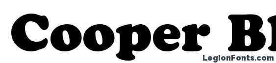 Cooper Black Cyrillic font, free Cooper Black Cyrillic font, preview Cooper Black Cyrillic font