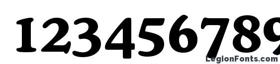 Cooper Bold BT Font, Number Fonts