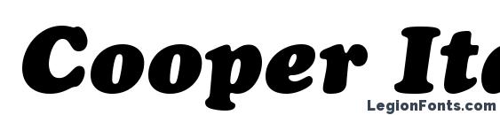 Cooper Italic Italic font, free Cooper Italic Italic font, preview Cooper Italic Italic font