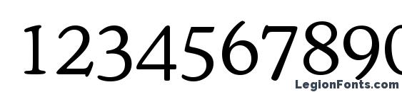 Cooper Light BT Font, Number Fonts