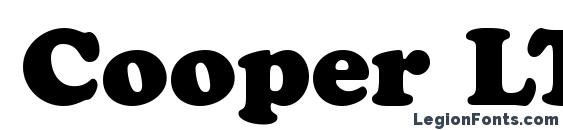 Cooper LT Black font, free Cooper LT Black font, preview Cooper LT Black font