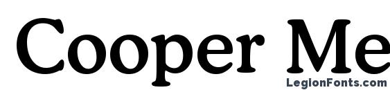 Cooper Medium BT Font