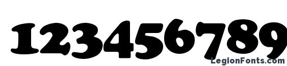 Cooper SSi Extra Black Font, Number Fonts