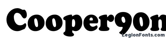 Cooper90n font, free Cooper90n font, preview Cooper90n font