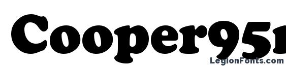 шрифт Cooper95n, бесплатный шрифт Cooper95n, предварительный просмотр шрифта Cooper95n