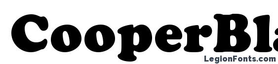 CooperBlackStd Font, Typography Fonts