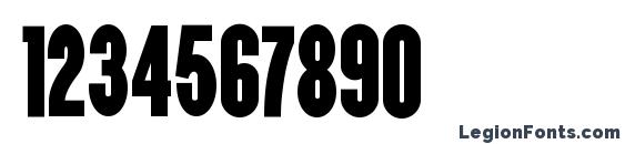 Copper Canyon WBW Font, Number Fonts