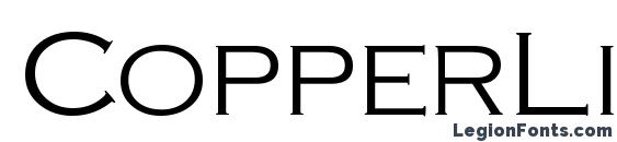 CopperLightDB Normal font, free CopperLightDB Normal font, preview CopperLightDB Normal font