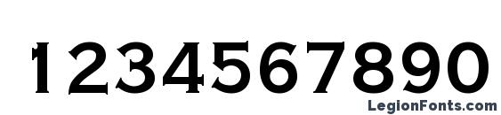 Copperplate Extra Condensed SSi Bold Extra Condensed Font, Number Fonts