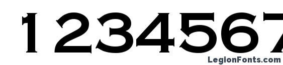 Copperplate SSi Bold Font, Number Fonts