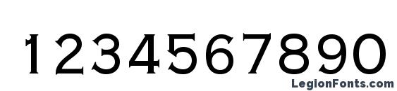 CopperplateGothicStd 29BC Font, Number Fonts