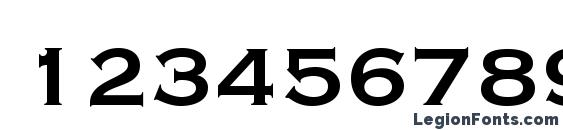 CopperplateGothicStd 31BC Font, Number Fonts