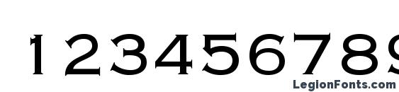 CopperplateGothicStd 32BC Font, Number Fonts