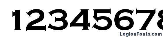 CopperplateTBol Font, Number Fonts