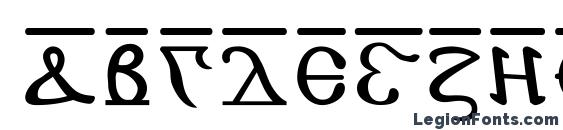 Copticalphabet Font, Number Fonts