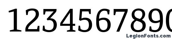 Cordale Corp Regular Font, Number Fonts