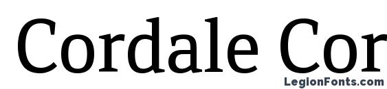 Cordale Corp Regular Font