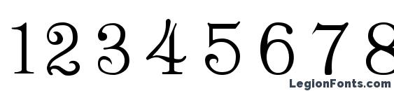 Cordella Roman Font, Number Fonts