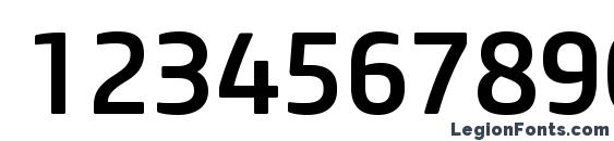 Core Sans M 55 Medium Font, Number Fonts