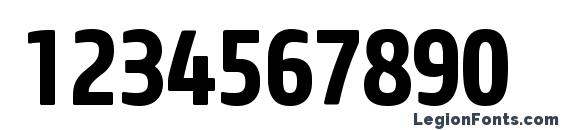 Core Sans M 67 Cn Bold Font, Number Fonts