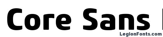 Шрифт Core Sans M 75 ExtraBold