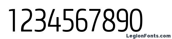 Core Sans M SC 37 Cn Light Font, Number Fonts