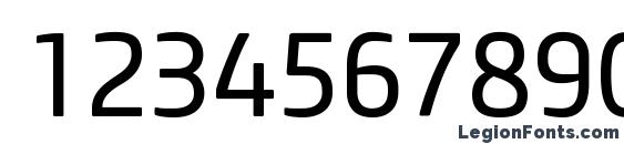 Core Sans M SC 45 Regular Font, Number Fonts