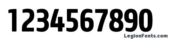Core Sans M SC 67 Cn Bold Font, Number Fonts