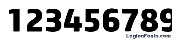 Core Sans M SC 75 ExtraBold Font, Number Fonts