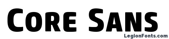 Core Sans M SC 75 ExtraBold Font