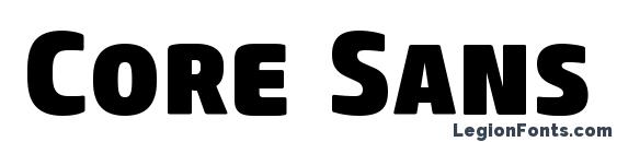 Core Sans M SC 85 Heavy Font