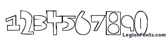 CorianderStd Font, Number Fonts