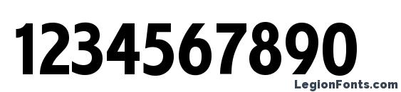 Corinthian Bold Condensed Plain Font, Number Fonts