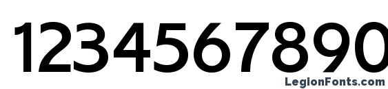 Corinthian Medium Plain Font, Number Fonts
