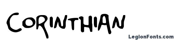 шрифт Corinthian, бесплатный шрифт Corinthian, предварительный просмотр шрифта Corinthian