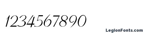 Cornet Regular Font, Number Fonts