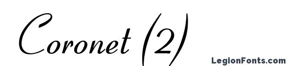 шрифт Coronet (2), бесплатный шрифт Coronet (2), предварительный просмотр шрифта Coronet (2)